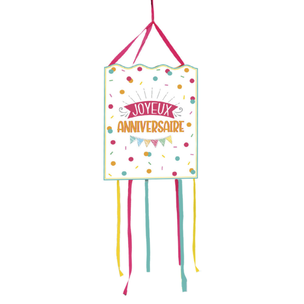 Pinata joyeux anniversaire avec liens " ma petite déco "